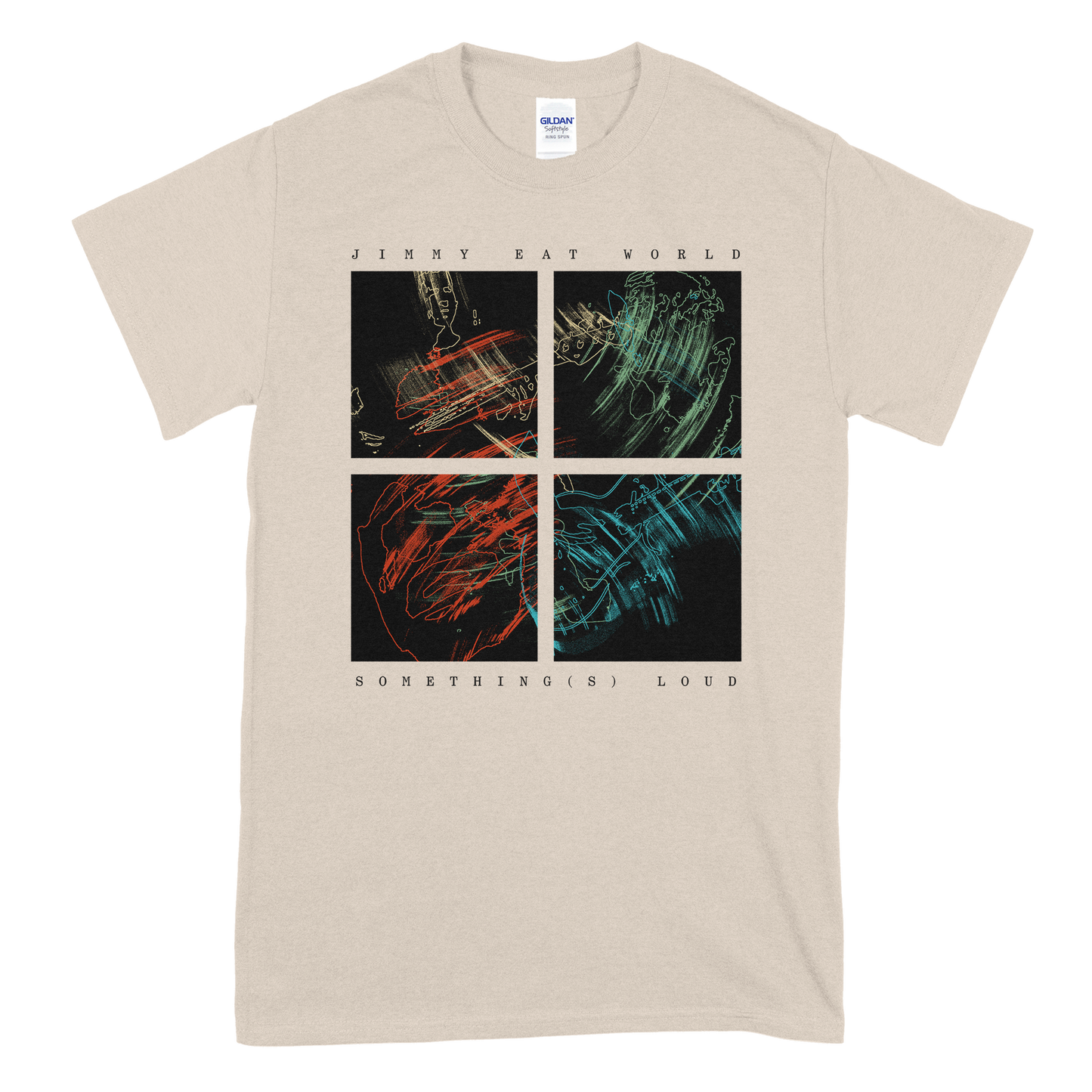 Jimmy Eat World (Something(s) Loud Quad Logo) T-Shirt